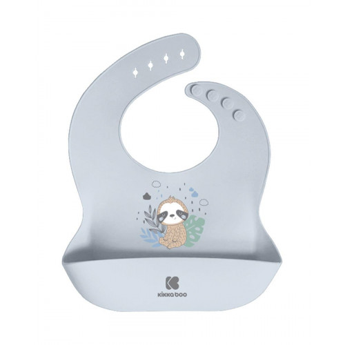 KIKKA BOO ΣΑΛΙΑΡΑ ΣΙΛΙΚΟΝΗΣ ΜΕ ΨΙΧΟΥΛΟΣΥΛΛΕΚΤΗ SAVANNA FRIENDS BLUE 31303030027
