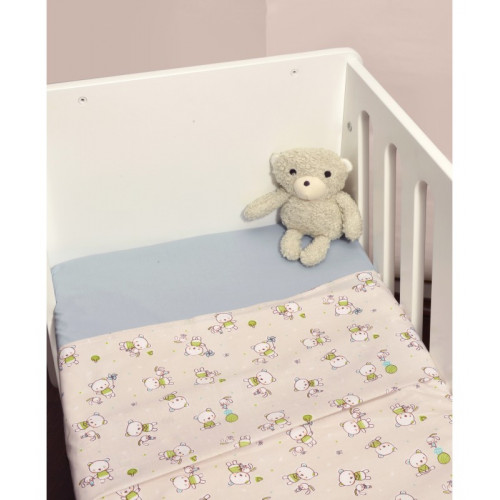 Oliver Baby Σχέδιο 213 Σεντόνια Λίκνου Εμπριμέ 100% βαμβάκι - 2 τεμ 80x100 - Ελληνικής ραφής 46-6704/213