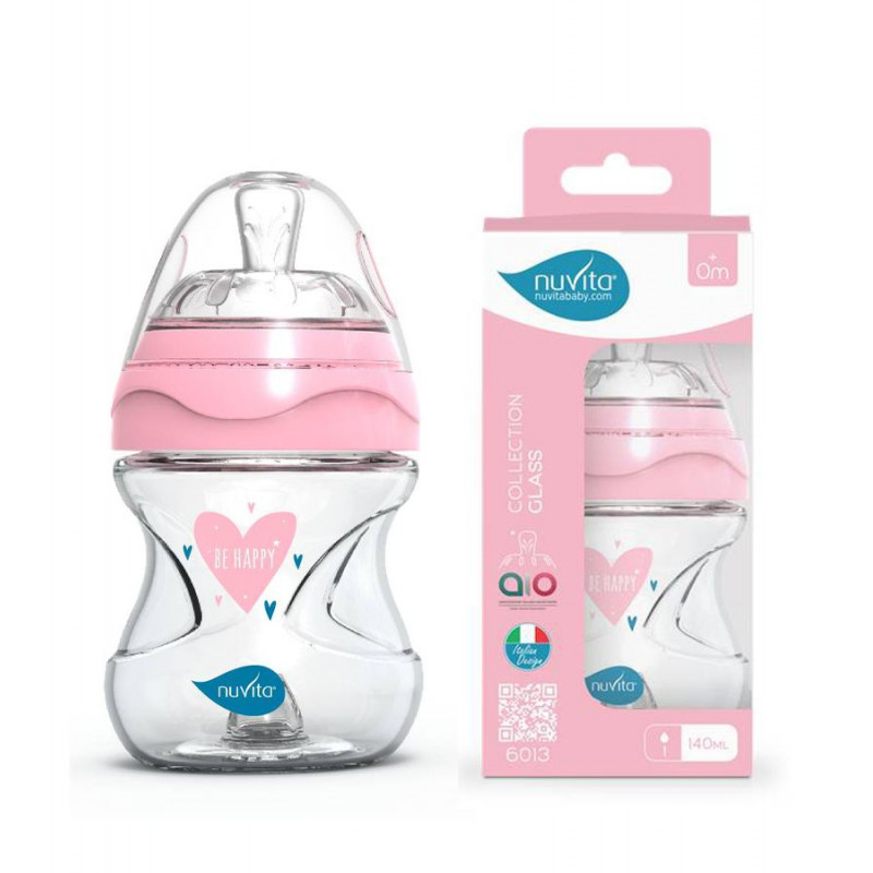 Το Materno Feel Glass είναι το μπιμπερό κατά των κολικών από βοριοπυριτικό γυαλί με ειδική θηλή που μιμείται τη θηλή της μητέρας ως προς το σχήμα, την ελαστικότητα και την κίνηση, διευκολύνοντας την εναλλαγή θηλασμού χωρίς να διακόπτει τη φυσική συνήθεια σίτισης του μωρού.