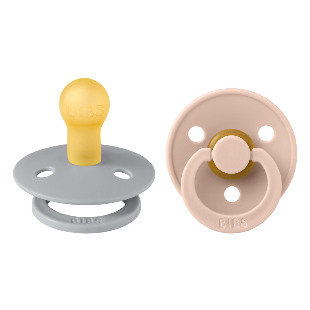 BIBS ΠΙΠΙΛΕΣ ΚΑΟΥΤΣΟΥΚ 2ΤΕΜ COLOUR No1 0m+ CLOUD/BLUSH.