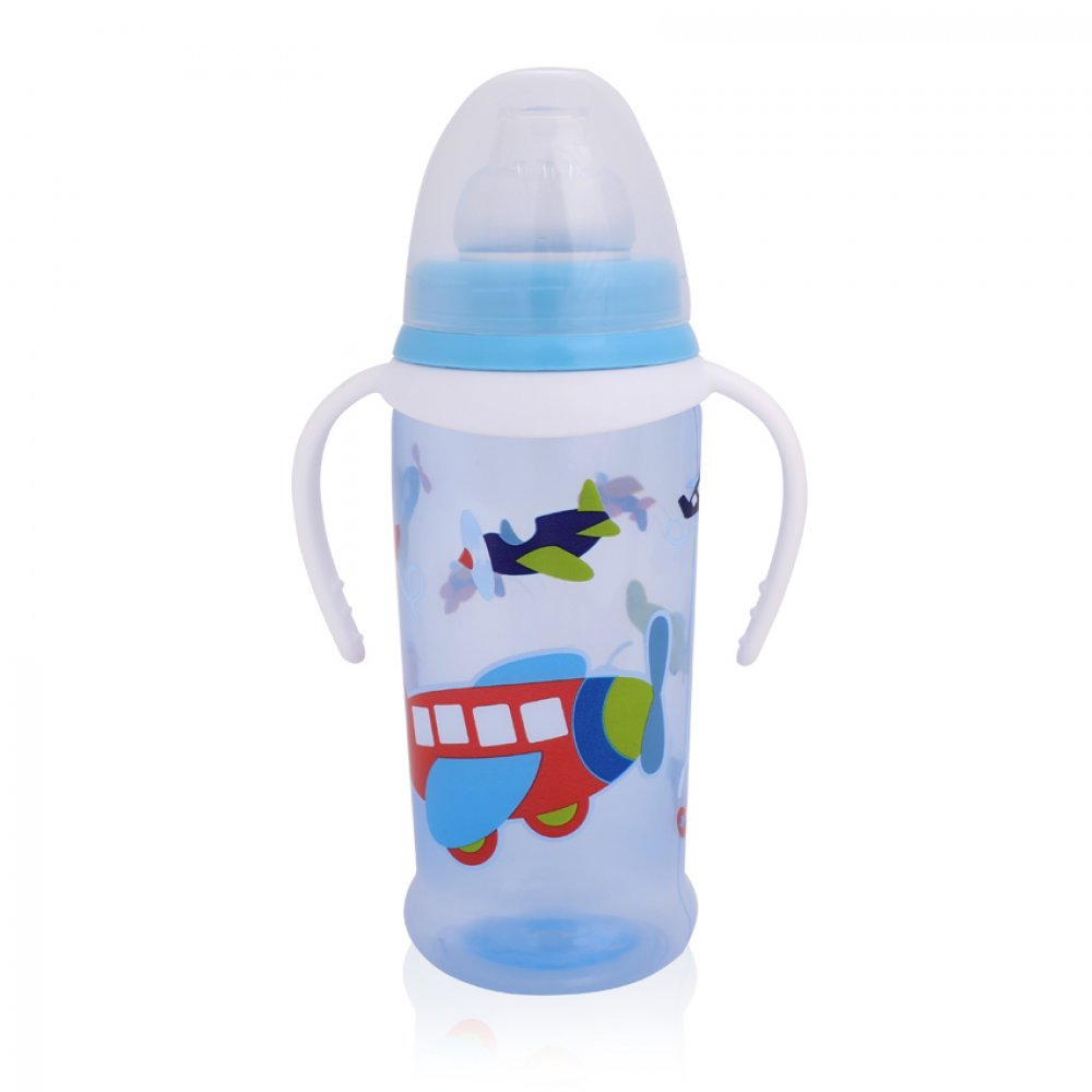 ΠΛΑΣΤΙΚΟ ΚΥΠΕΛΛΟ ΜΕ ΔΙΠΛΗ ΧΕΙΡΟΛΑΒΗ SIPPER WITH SOFT SPOUT 1020064-BLUE Βρεφικά Κύπελλα