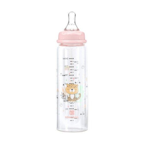 KIKKA BOO ΓΥΑΛΙΝΟ ΜΠΙΜΠΕΡΟ 240ml SAVANNA PINK 31302020117