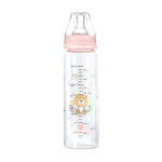 KIKKA BOO ΓΥΑΛΙΝΟ ΜΠΙΜΠΕΡΟ 240ml SAVANNA PINK.