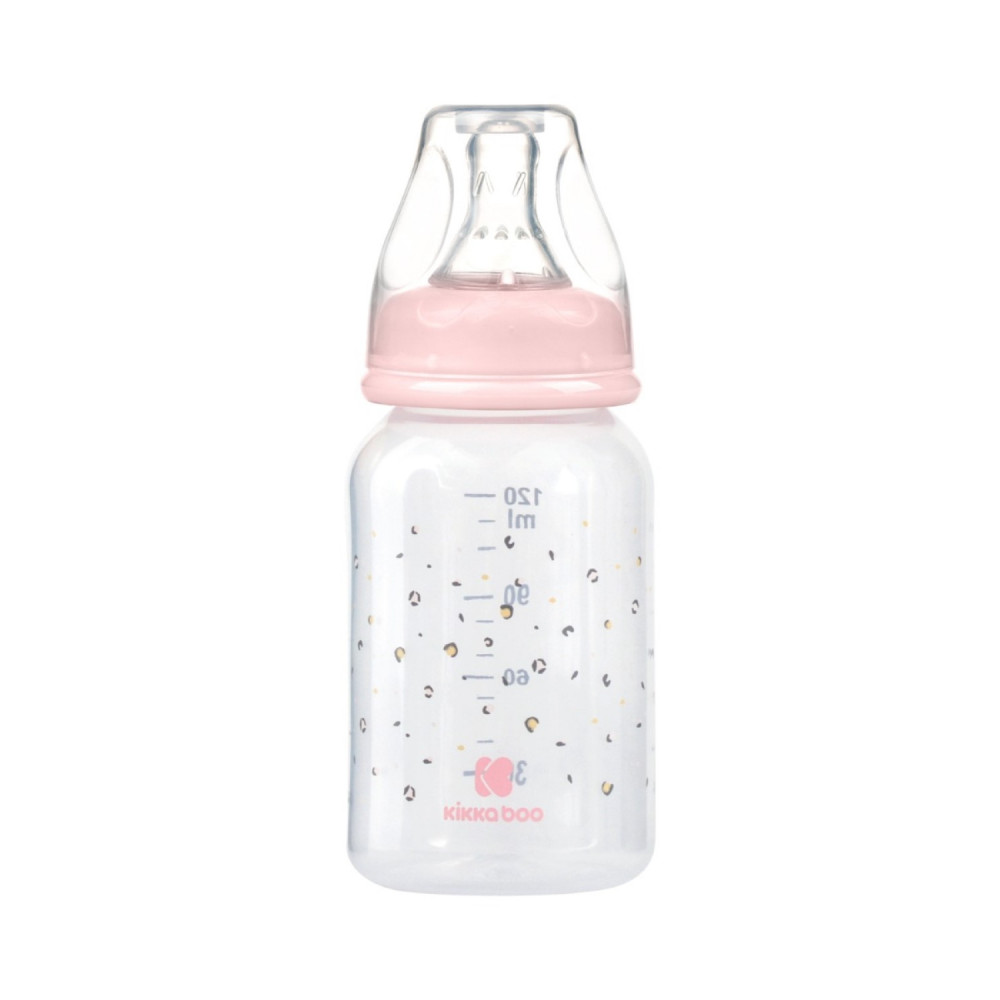 Η φωτογραφία δείχνει KIKKA BOO ΜΠΙΜΠΕΡΟ PP 120ml SAVANNA PINK.