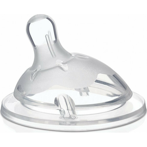 ΘΗΛΗ ΣΙΛΙΚΟΝΗΣ ΑΡΓΗΣ ΡΟΗΣ CHICCO NATURAL FEELING 1 TEM 0M B50-81011-10