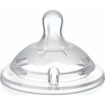 Η Chicco Θηλή Σιλικόνης Natural Feeling γρήγορη ροή 6m+ (2Τμχ.