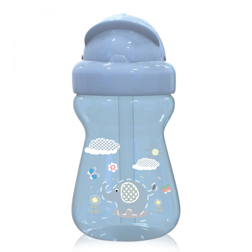 LORELLI SPORT SIPPER ΠΛΑΣΤΙΚΟ ΚΥΠΕΛΛΟ ΜΕ ΚΑΛΑΜΑΚΙ ANIMALS 200ML BLUE 10200740001