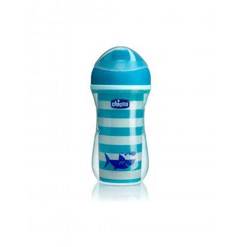 ΕΚΠΑΙΔΕΥΤΙΚΟ ΚΥΠΕΛΛΟ CHICCO ACTIVE ΜΠΛΕ 14Μ+ 266ML F04-06981-20-BLUE SHARK