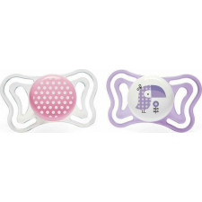 ΟΡΘΟΔΟΝΤΙΚΗ ΠΙΠΙΛΑ ΣΙΛΙΚΟΝΗΣ CHICCO PHYSIO FORMA LIGHT 2-6M 2 TEM C10-71031-11-PURPLE TUCAN