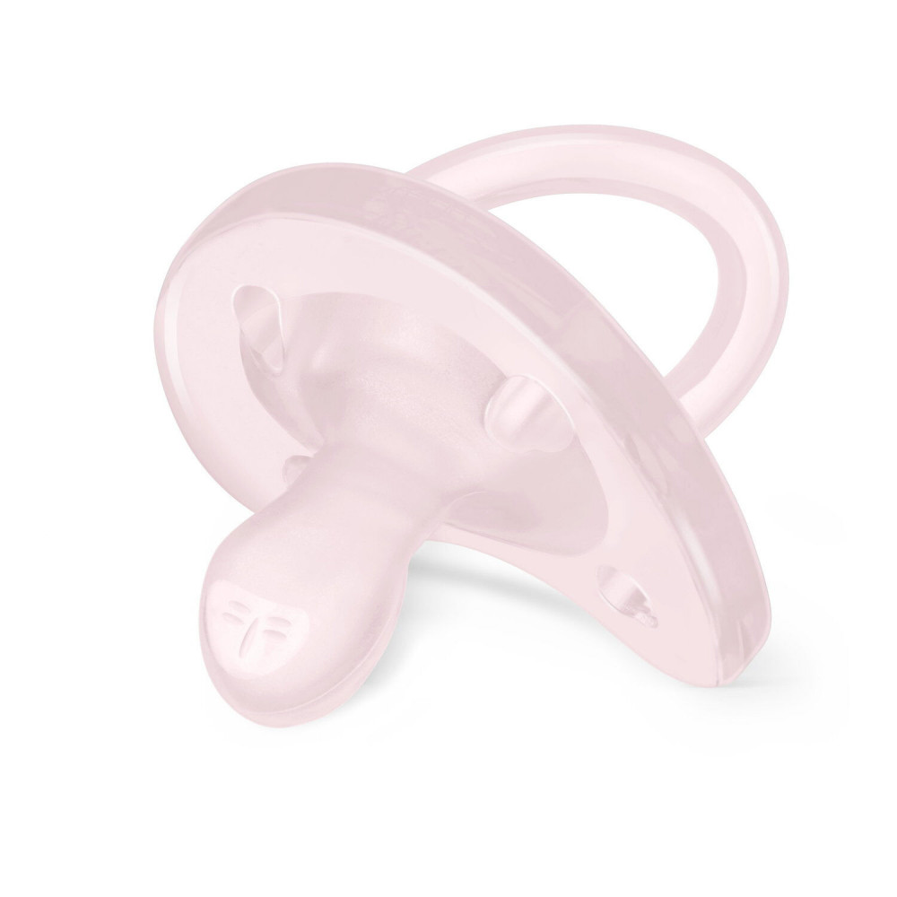 Η φωτογραφία δείχνει Chicco Πιπίλα Όλο Σιλικόνη PhysioForma Soft Ροζ Για 0-6 ΜηνώνΕξαιρετικά απαλή και λεπτή στο δέρμα του μωρού.