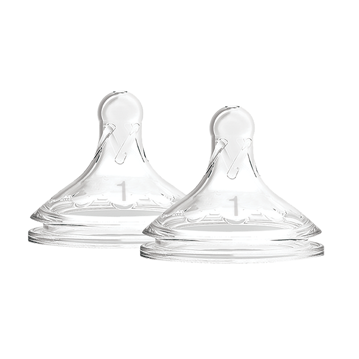 Θηλές Σιλικόνης για Μπιμπερό Options+ Με Φαρδύ ΛαιμόΠροηγμένης τεχνογνωσίας θηλές, ειδικά σχεδιασμένες για τα μπιμπερό φυσικής ροής Dr.