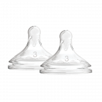Θηλές Σιλικόνης για Μπιμπερό Options+ Με Φαρδύ ΛαιμόΠροηγμένης τεχνογνωσίας θηλές, ειδικά σχεδιασμένες για τα μπιμπερό φυσικής ροής Dr.