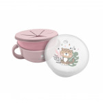 Μπολάκι φαγητού η σνακ της εταιρείας Kikka BooΔιαθέτει μαλακές χειρολαβές σιλικόνης.