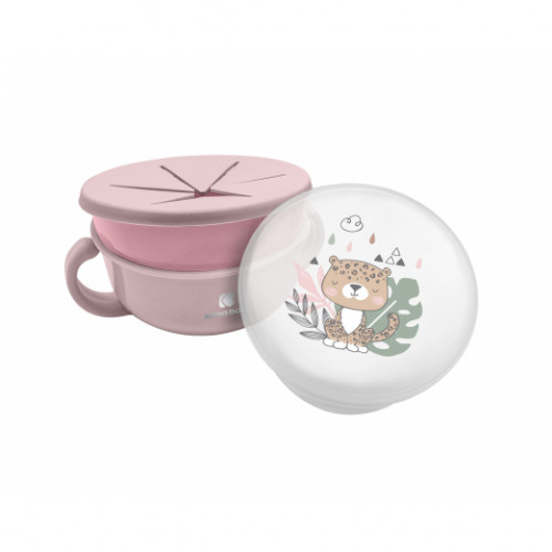 Kikka Boo Snack bowl 2 in 1 Savanna Pink 31302040129