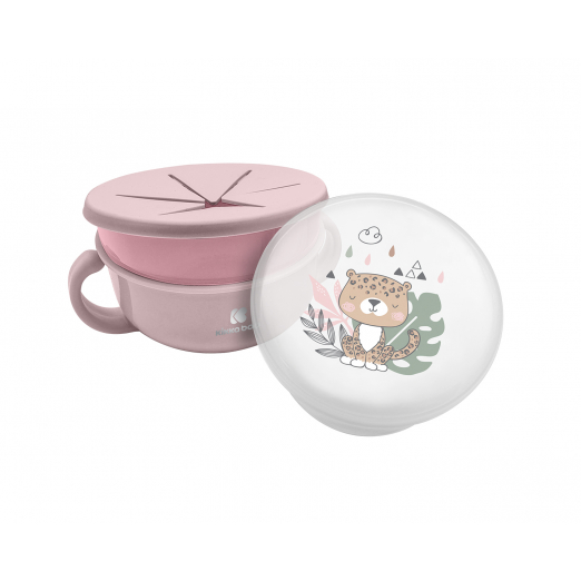 Μπολάκι φαγητού η σνακ της εταιρείας Kikka BooΔιαθέτει μαλακές χειρολαβές σιλικόνης.