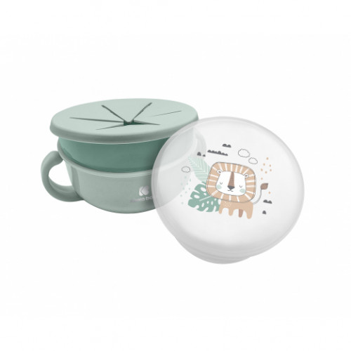 Kikka Boo Snack bowl 2 in 1 Savanna Mint 31302040130