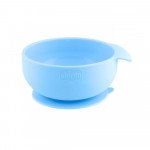 Chicco Μπολ Σιλικόνης με Βεντούζα Ροζ 6m+Ιδανικό για παχύρευστα φαγητά.