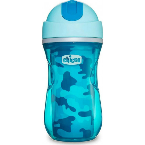 ΚΥΠΕΛΛΟ ΜΕ ΚΑΛΑΜΑΚΙ ΣΙΛΙΚΟΝΗΣ CHICCO SPORT CUP BLUE CAMO 14M+ 226ML  F04-06991-20-CAMO