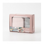 Η φωτογραφία δείχνει ΠΛΗΡΟΦΟΡΙΕΣΔοχείο φαγητού 15x15cm από ανοξείδωτο ατσάλι με2 δοχεία σιλκόνης 7x7cm, , Συσκευασία σε κουτί με παράθυρο