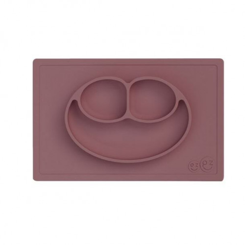 Ezpz: Εκπαιδευτικό πιάτο 24+ μηνών Happy Mat - Mauve HM-M4985U