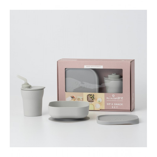 MINIWARE DES.15 ΣΕΤ ΦΑΓΗΤΟΥ ΔΟΧΕΙΟ-ΠΟΤΗΡΑΚΙ ΓΚΡΙ 51-5002/15