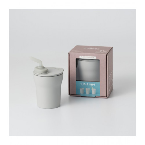 MINIWARE DES.15 ΠΟΤΗΡΑΚΙ PLA ΜΕ ΚΑΛΑΜΑΚΙ ΣΙΛΙΚΟΝΗΣ ΓΚΡΙ 51-5004/15