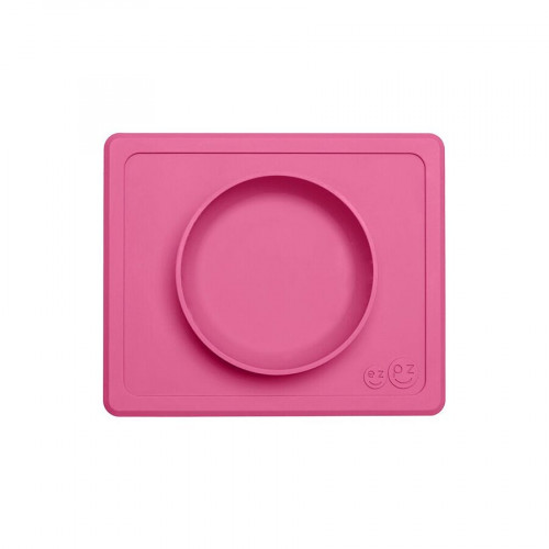 Ezpz: Εκπαιδευτικό μπολ 12+ μηνών Mini Bowl - Pink MB-P7424U
