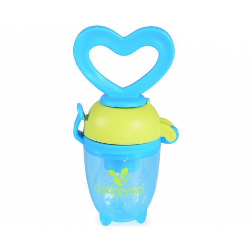 ΔΙΧΤΥ ΔΟΚΙΜΗΣ ΦΡΟΥΤΟΥ ΑΠΟ ΣΗΛΙΚΟΝΗ CANGAROO FEEDER LOVE BLUE 104550