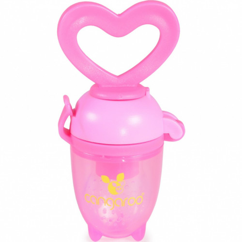 CANGAROO ΔΙΧΤΥ ΔΟΚΙΜΗΣ ΦΡΟΥΤΟΥ ΑΠΟ ΣΙΛΙΚΟΝΗ FEEDER LOVE ΡΟΖ 3800146261849