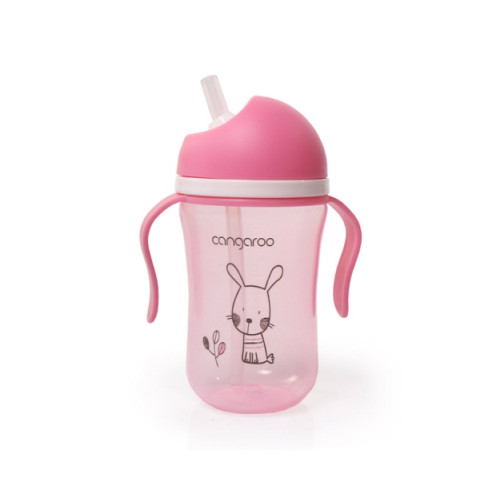 ΒΡΕΦΙΚΟ ΕΚΠΑΙΔΕΥΤΙΚΟ ΠΟΤΗΡΑΚΙ CANGAROO 300ML BUNNY PINK 3800146263423