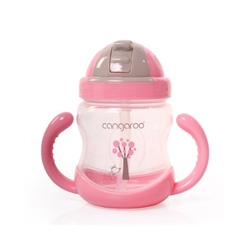 ΕΚΠΑΙΔΕΥΤΙΚΟ ΠΟΤΗΤΡΑΚΙ CANGAROO BOO 280ML PINK 106618
