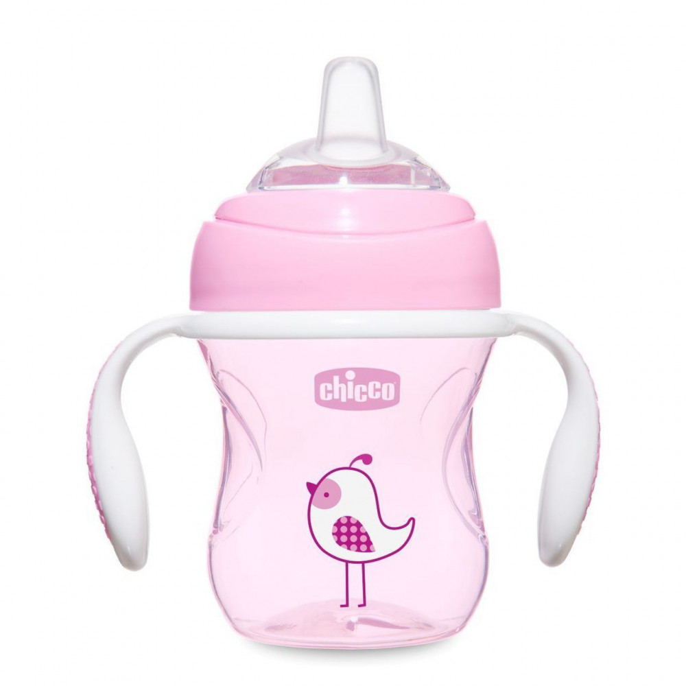 Chicco Εκπαιδευτικό Κύπελλο Ροζ 4m 200ml F04-06911-10-01-BIRD Chicco Εκπαιδευτικό Κύπελλο Ροζ 4m 200ml F04-06911-10-01-BIRD