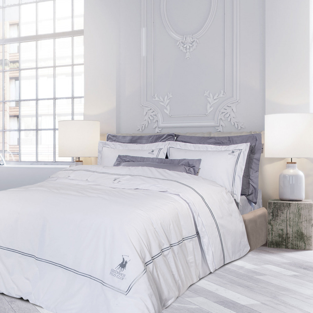 Σετ παπλωματοθήκη Greenwich Polo Club με κέντημα της σειράς Premium.