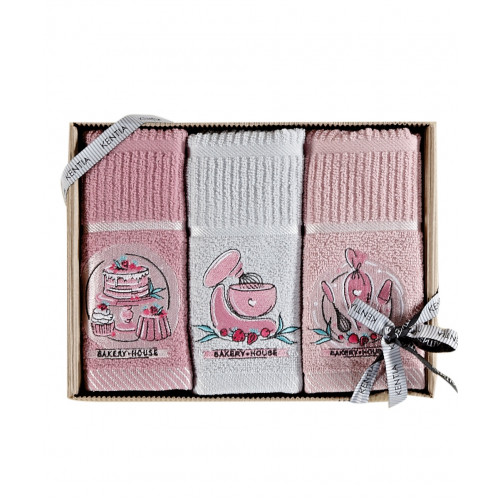 KENTIA REGALO 233  ΣΕΤ 3 ΤΕΜ ΠΕΤΣΕΤΕΣ ΚΟΥΖΙΝΑΣ  (40X70) 71991