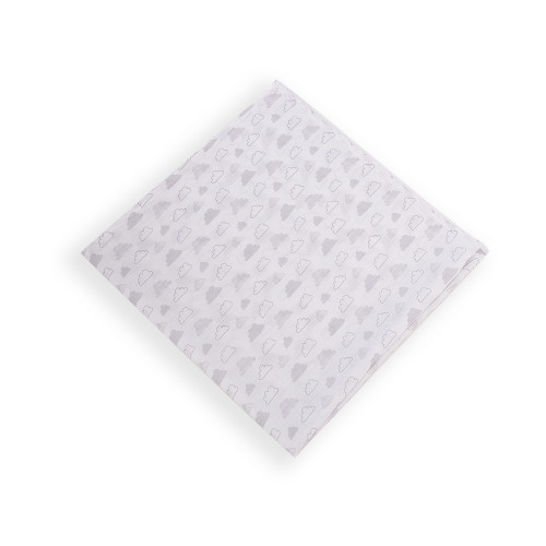 ΠΑΝΑ ΑΓΚΑΛΙΑΣ - KIKKA BOO MUSLIN BLANKET 90/90cm CLOUDS 41120000005