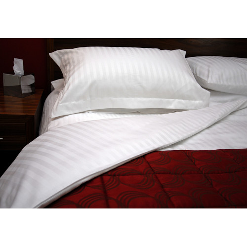 Παπλωματοθήκη Cotton Luxury Line Satin Stripe 2cm TC240 Cotton 100% 170x250