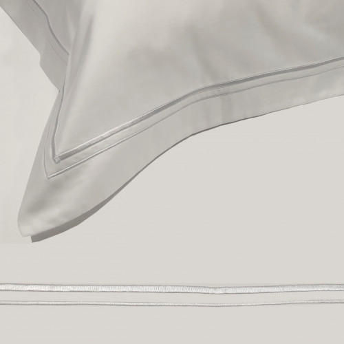 Παπλωματοθήκη Cotton Satin Plain Line TC310 Cotton 100% Two Lines 170x250