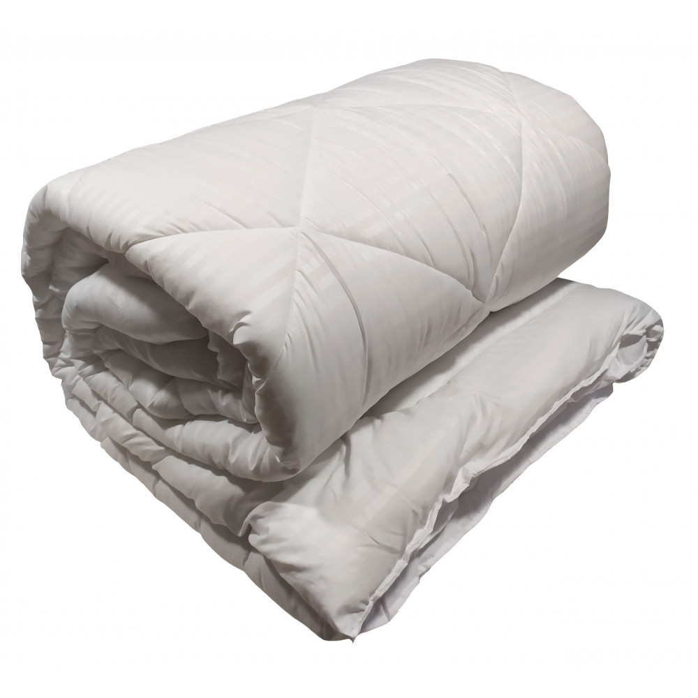 Η φωτογραφία δείχνει 1 ΠΑΠΛΩΜΑ Διπλό 200Χ240 Υφασμα 100% Microsatin , Γέμιση : 100% Πλενόμενη Υποαλλεργ.