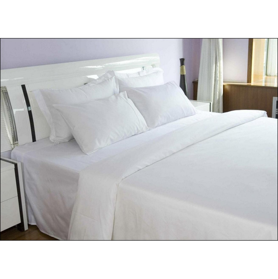 1 Σεντόνι Cotton 100% TC170 240X280Χρώμα: WhiteΣύνθεση: COTTON 100%