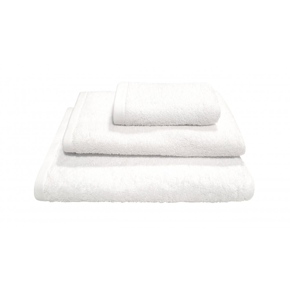 Η φωτογραφία δείχνει 1 Πετσέτα Cotton 100% 430gr/m2 48x85Χρώμα: White