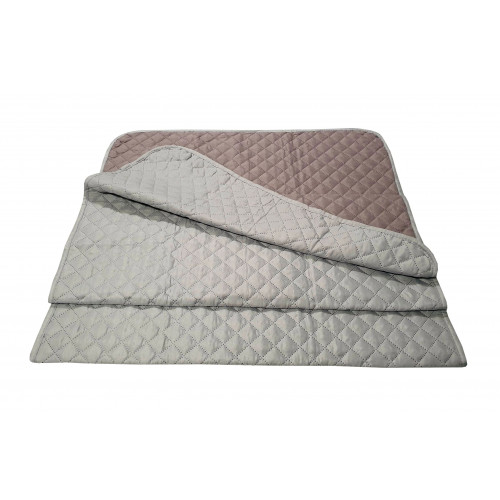 Runner  Microfiber ULTRASONIC 70gr/m2 ΜΕ ΡΕΛΙ ΓΚΡΙ - ΓΚΡΙ ΑΝΟΙΧΤΟ Μονό 72Χ160