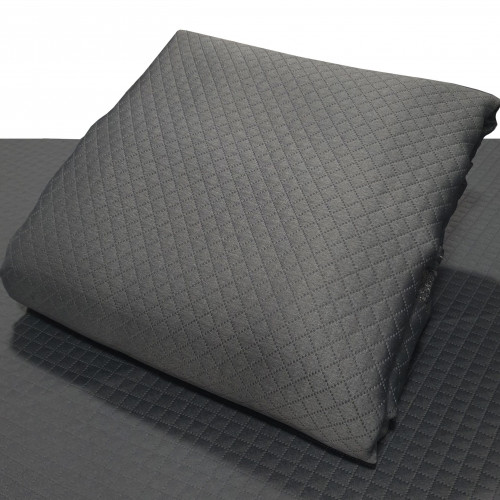 Κουβέρτα Πικέ Le Blanc ΙΣΠΑΝΙΑΣ Polyester 100% Dark Grey Μονή 170x260