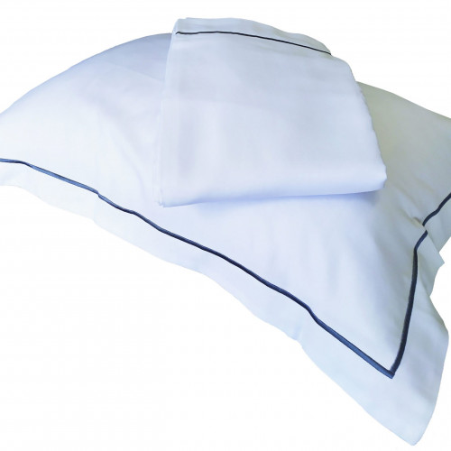 Παπλωματοθήκη Cotton Satin Plain Line TC310 Cotton 100% One Line 170x250