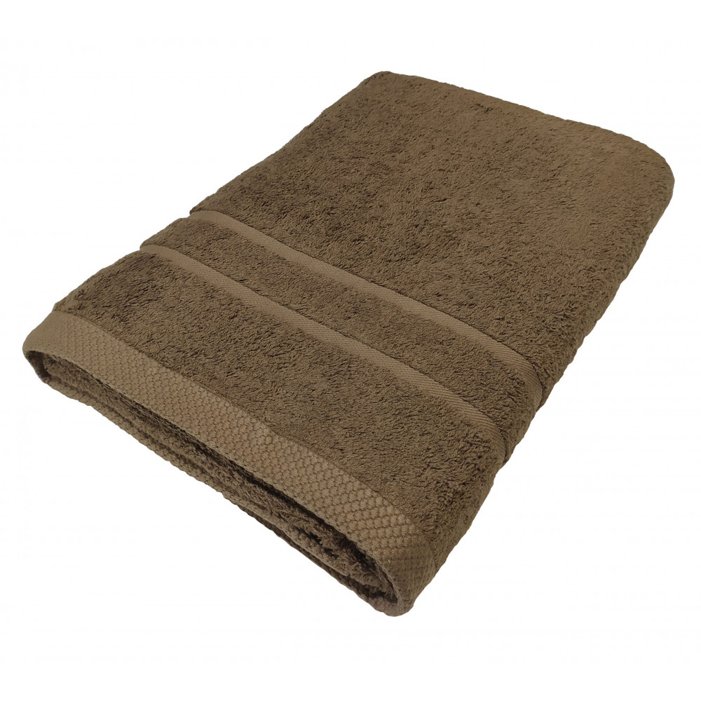 1 Πετσέτα Πισίνας Cotton 100% 600gr/m2 80x145Χρώμα: Brown