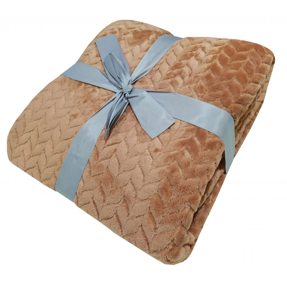 1 Κουβέρτα velour flannel διπλή 400gsm