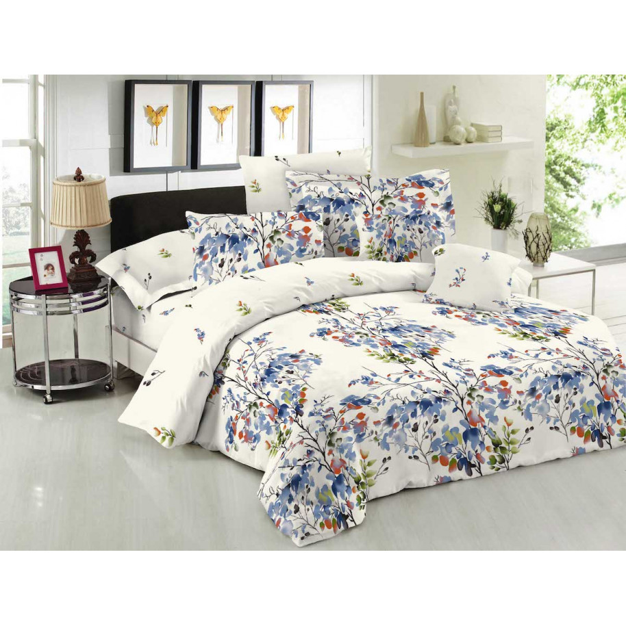 1 σεντόνι εμπριμέ 160Χ240 & 1 σεντόνι εμπριμέ με λάστιχο 100X200+20 & 1 μαξιλαροθήκη 50Χ70 εμπριμέ