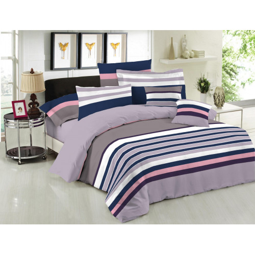 Σετ Σεντόνια Le Blanc Premium Cotton 100% Nevada Mauve Υπέρδιπλα 240x270