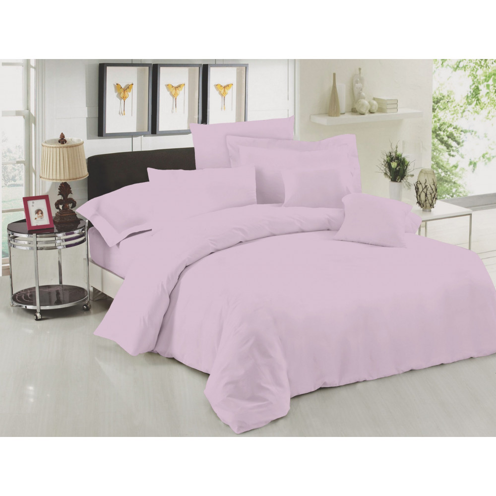 1 πανωσέντονο μονόχρωμο 240x270 & 1 κατωσέντονο μονόχρωμο 240x270 & 2 μαξιλαροθήκες φάκελος μονόχρωμες