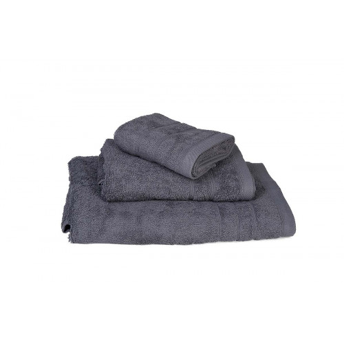 Πετσέτα ΚΟΜΒΟΣ Πεννιέ 500γρ/μ2 Γκρι Προσώπου 50x90