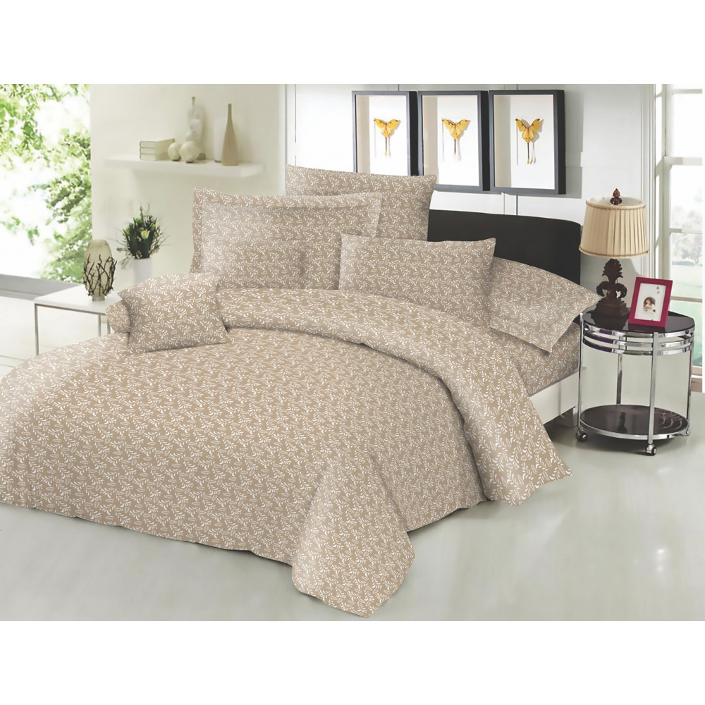 Η φωτογραφία δείχνει 1 ζεύγος μαξιλαροθήκες εμπριμέ 50x70Χρώμα: Beige